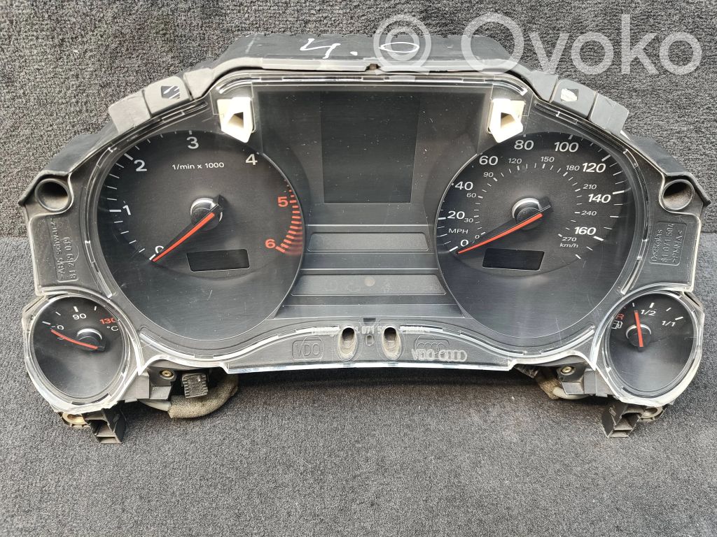 Audi A8 S8 D3 4E Speedometer (instrument cluster) 