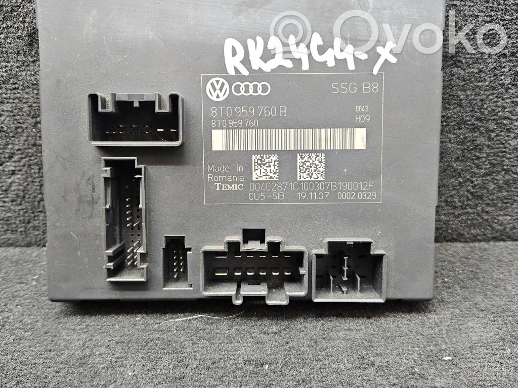 Audi A5 8T 8F Module de commande de siège 