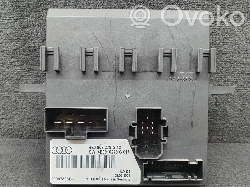 Audi A8 S8 D3 4E Komforta modulis 