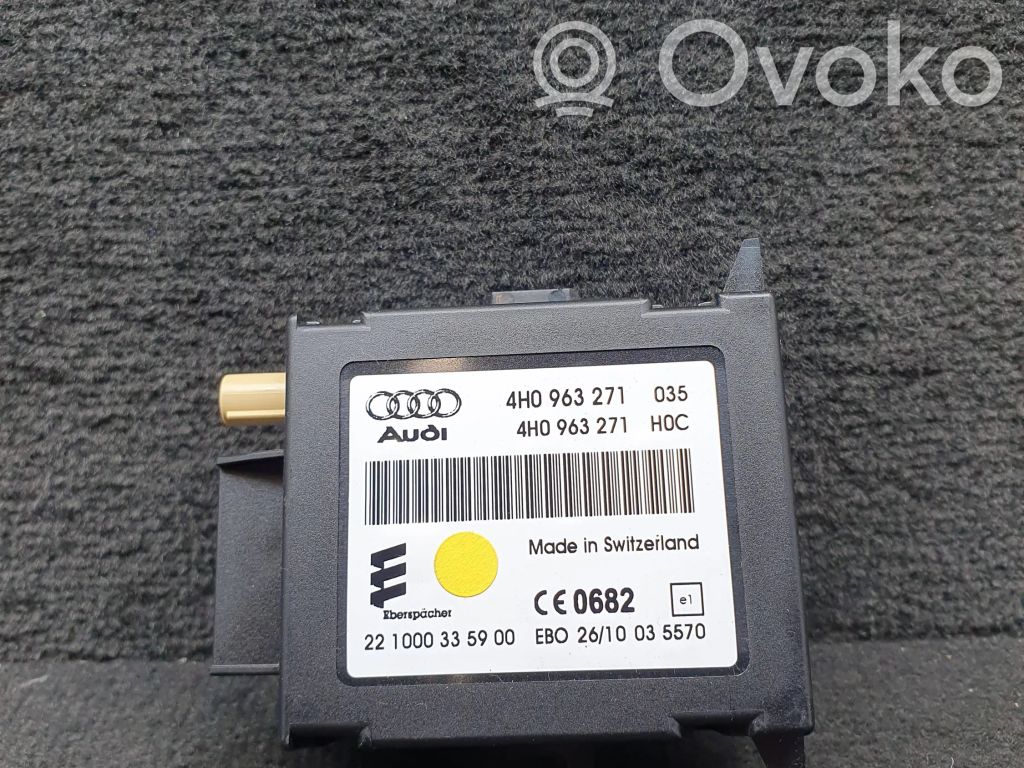 Audi A8 S8 D4 4H Auxiliary heating control unit/module 