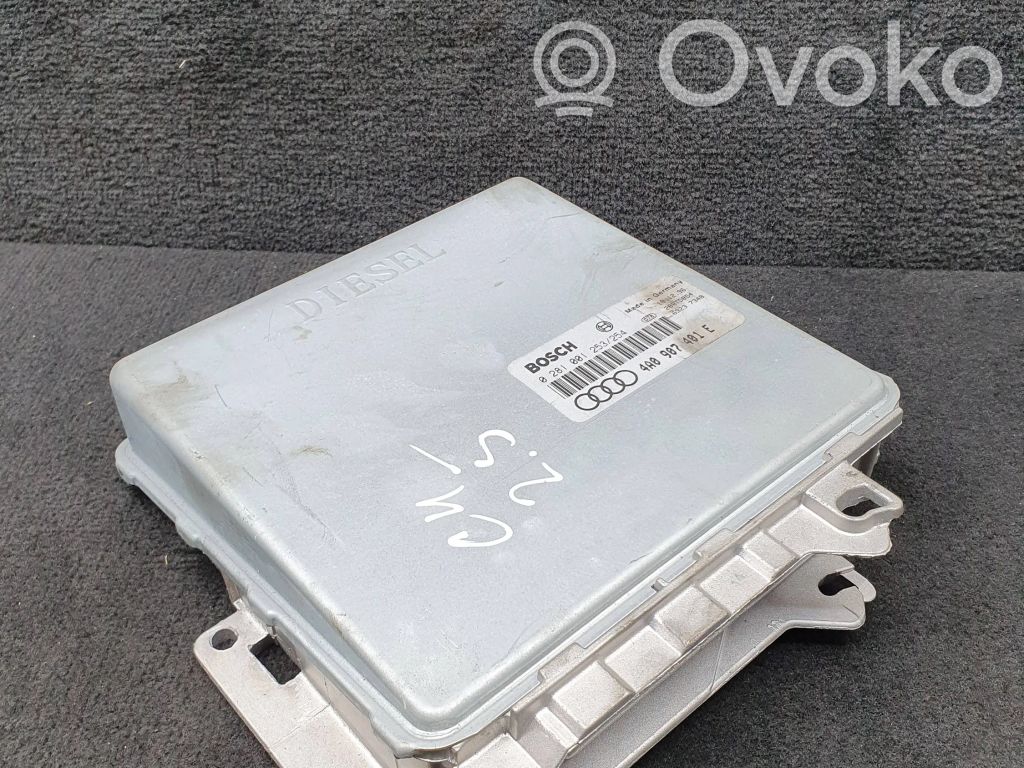 Engine control unit/module   4A0907401E,0281001253,0281001254