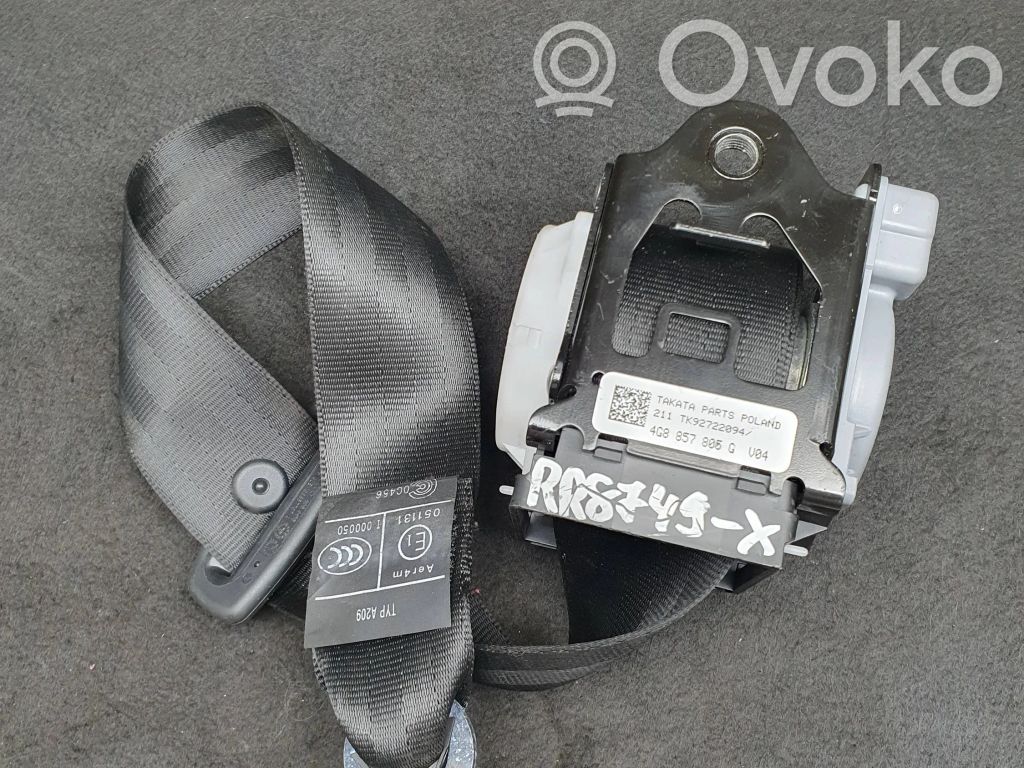 Audi A6 S6 C7 4G Cinturón trasero 