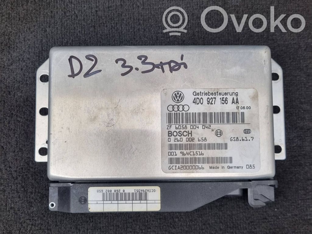 Audi A8 S8 D2 4D Gearbox control unit/module 