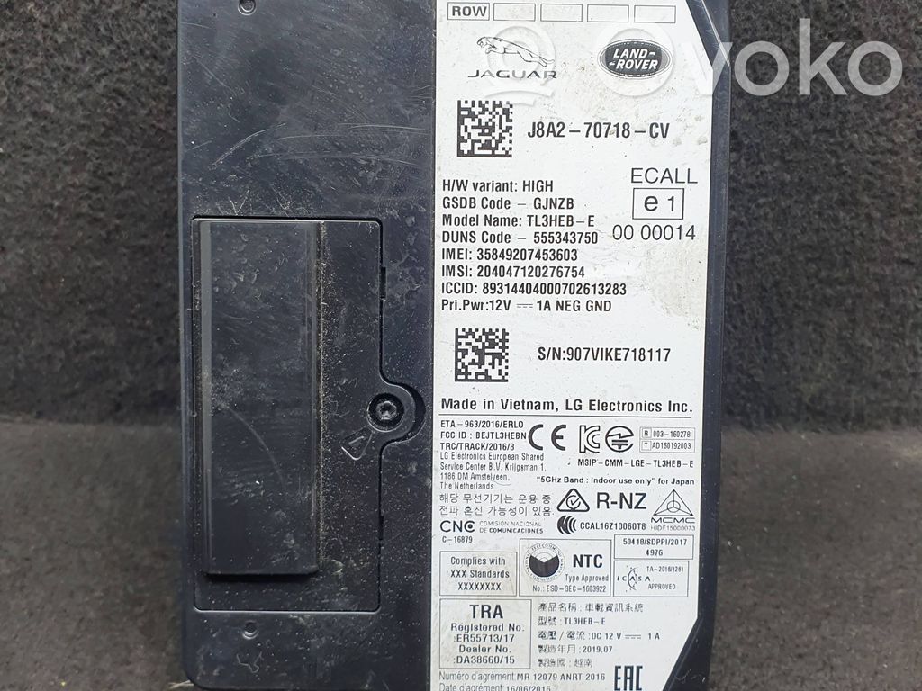 Land Rover Range Rover Sport L494 Other control units/modules 