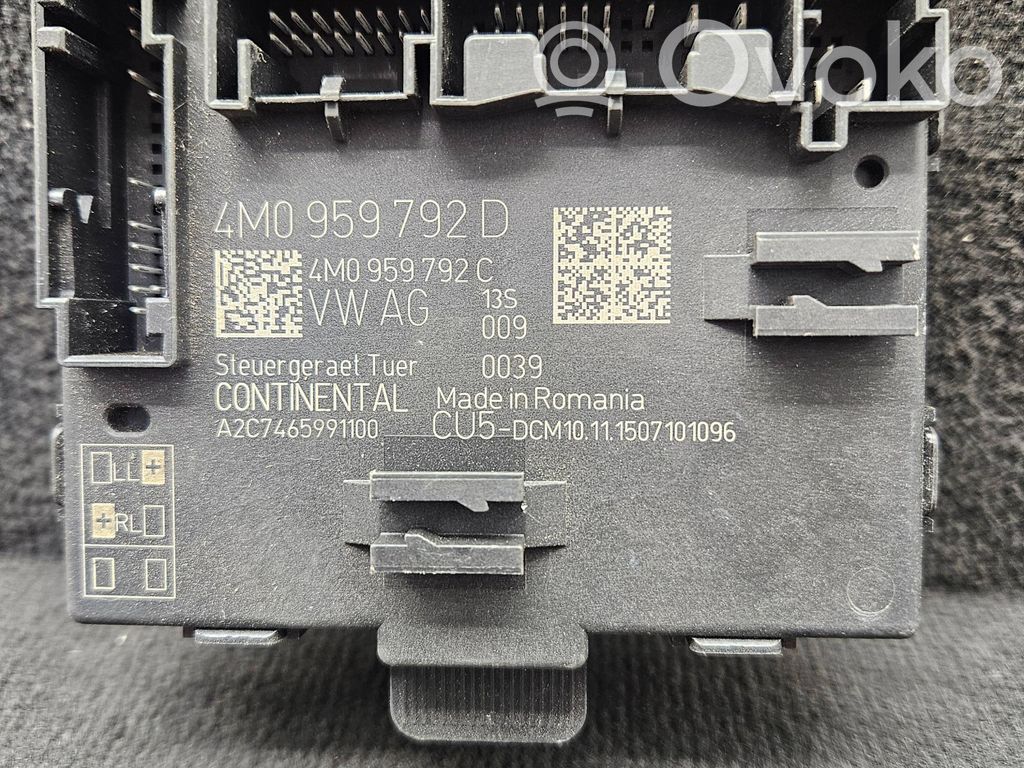 Audi A4 S4 B9 Door control unit/module 