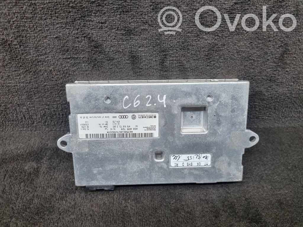 Audi A6 S6 C6 4F Multimedian ohjauslaite 