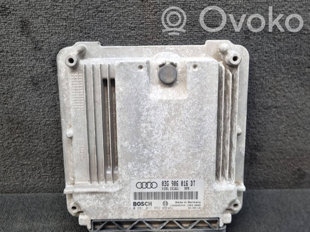 Audi A3 S3 8P Engine control unit/module 