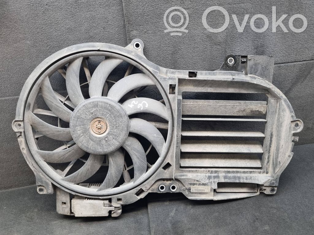 Audi A6 S6 C6 4F Elektrisks radiatoru ventilators 