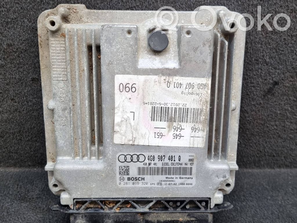 Audi A6 S6 C7 4G Engine control unit/module 