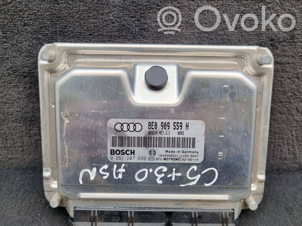 Audi A6 S6 C5 4B Sterownik / Moduł ECU 