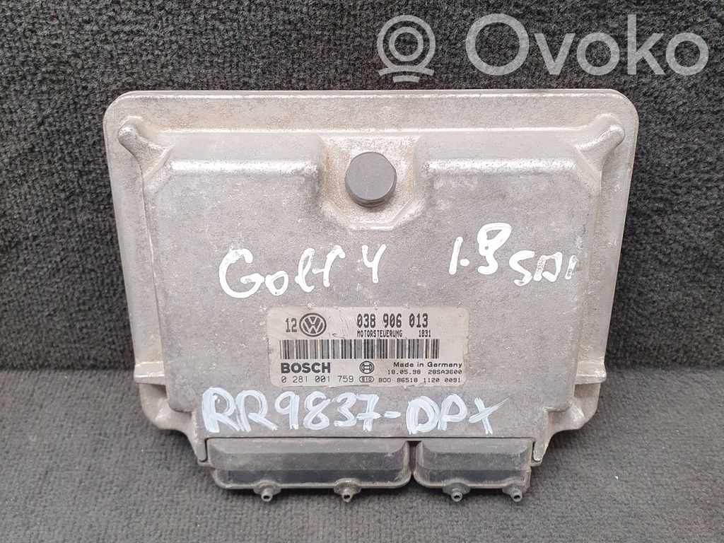 Volkswagen Golf IV Engine control unit/module 