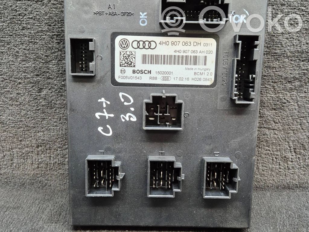 Audi A6 S6 C7 4G Comfort/convenience module 