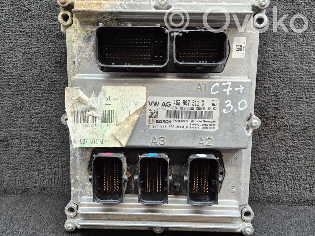 Audi A6 S6 C7 4G Engine control unit/module 