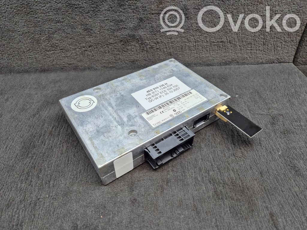 Audi A6 S6 C6 4F Bluetooth control unit module 
