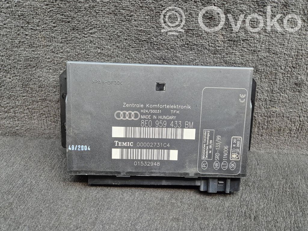 Audi A4 S4 B7 8E 8H Module confort 