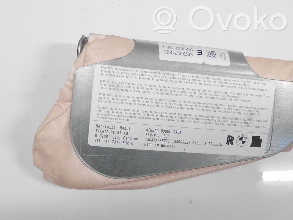 BMW 5 GT F07 Poduszka powietrzna Airbag fotela 