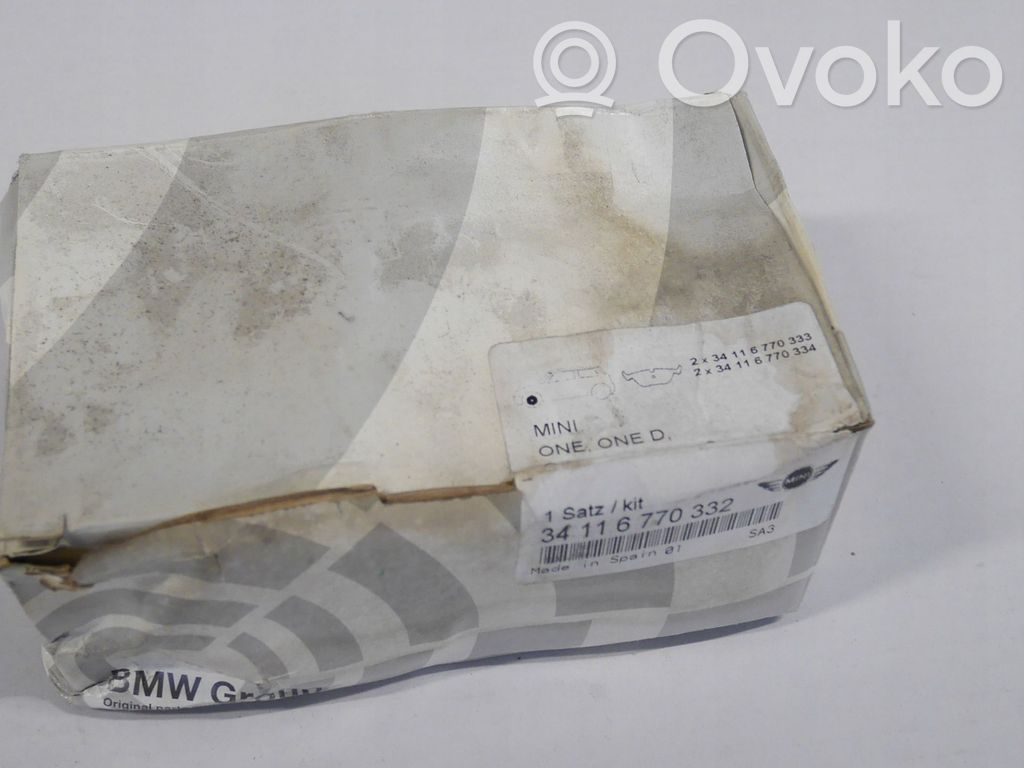 Klocki hamulcowe tylne   6770332,MINIR50R52R53