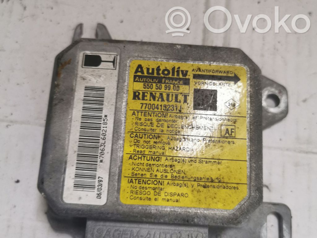 Renault Scenic I Airbag control unit/module 