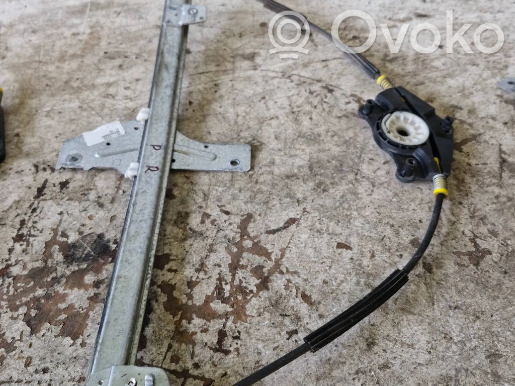 Mechanizm podnoszenia szyby przedniej bez silnika   9634456880,08112002