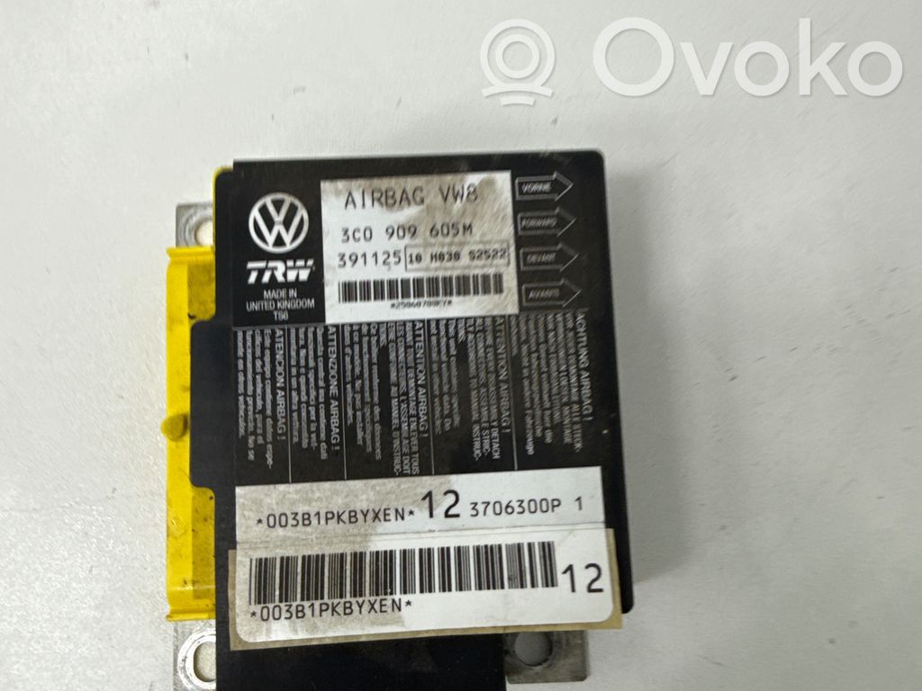 Volkswagen PASSAT B6 Sterownik / Moduł Airbag 