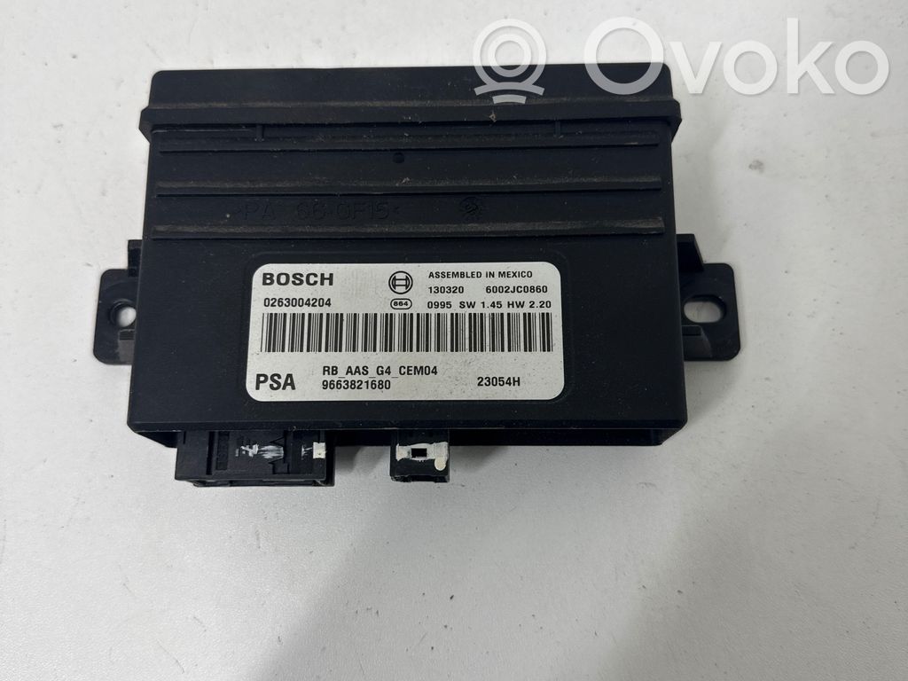 Parking PDC control unit/module   6002JC0860,9663821680,0263004204