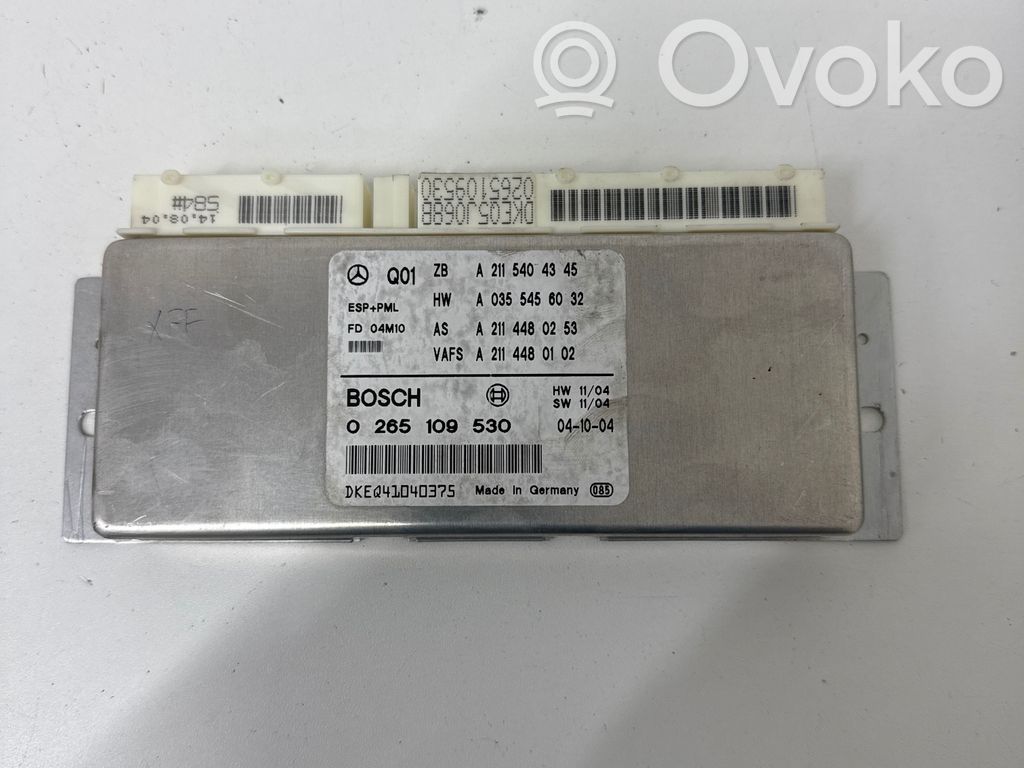 Mercedes-Benz E W211 ESP (stability system) control unit 