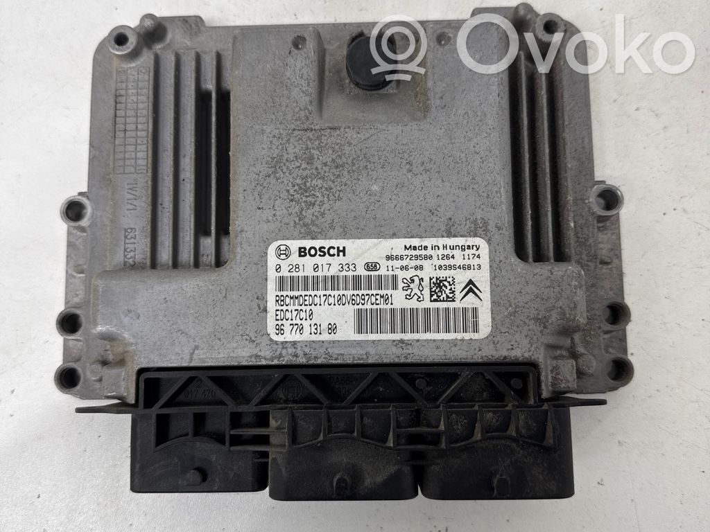 Citroen C3 Unitate/modul de control motor 