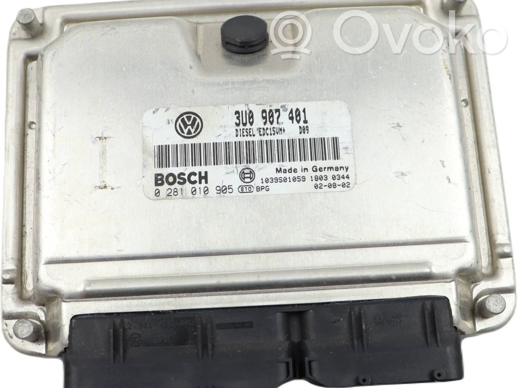 Skoda Superb B5 (3U) Engine control unit/module 