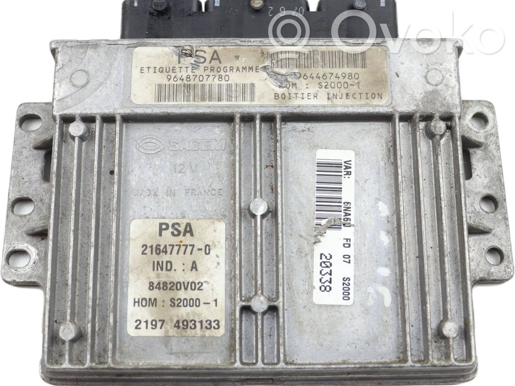 Citroen Xsara Picasso Engine control unit/module 