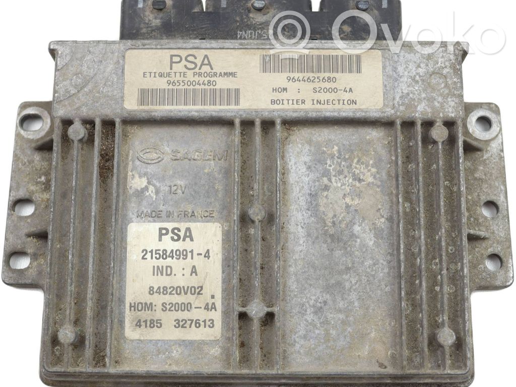 Engine control unit/module   9655004480,9644625680