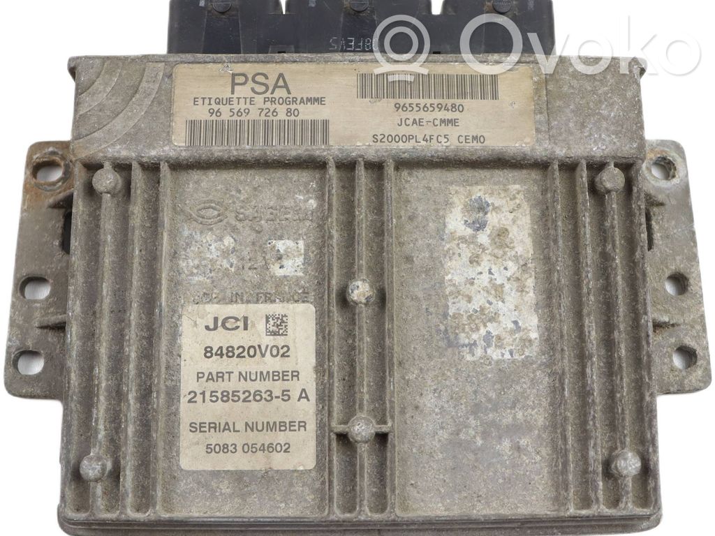 Engine control unit/module   9655659480,9656972680,S2000PL4FC5