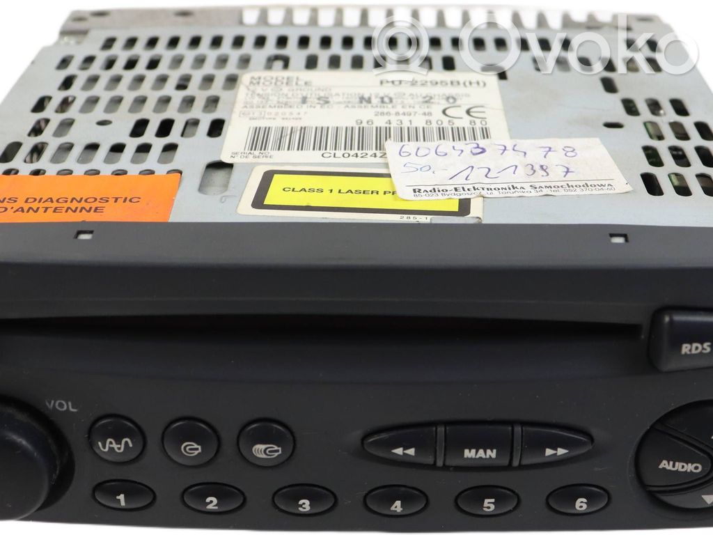 Citroen C5 Panel / Radioodtwarzacz CD/DVD/GPS 