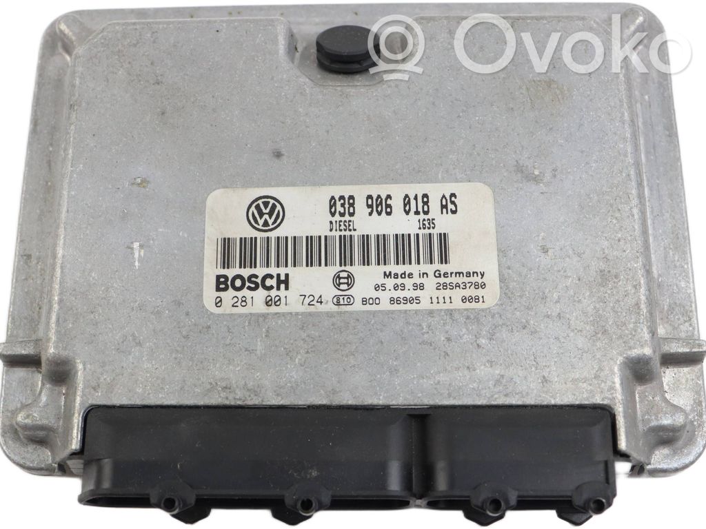 Volkswagen PASSAT B5 Unitate/modul de control motor 
