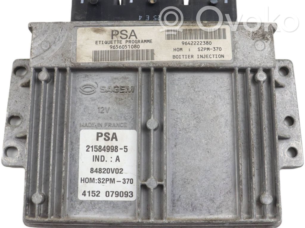 Citroen C3 Engine control unit/module 