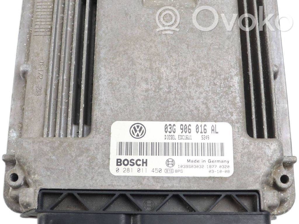 Volkswagen Touran I Unitate/modul de control motor 