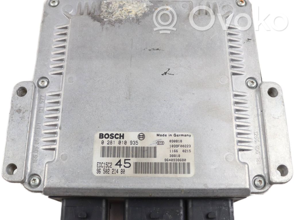 Citroen Xsara Picasso Engine control unit/module 