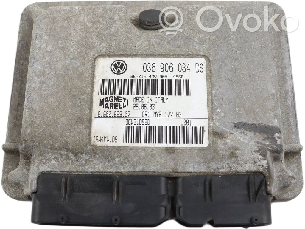 Engine control unit/module   036906034DS,3CW31DS6D,6160066990