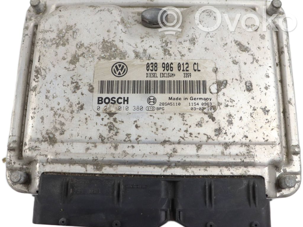 Skoda Octavia Mk1 (1U) Engine control unit/module 