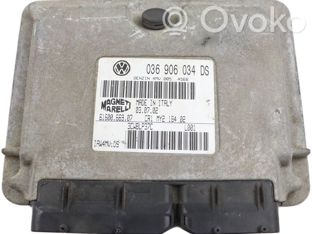 Engine control unit/module   036906034DS,3CRBLP37C,6160066907