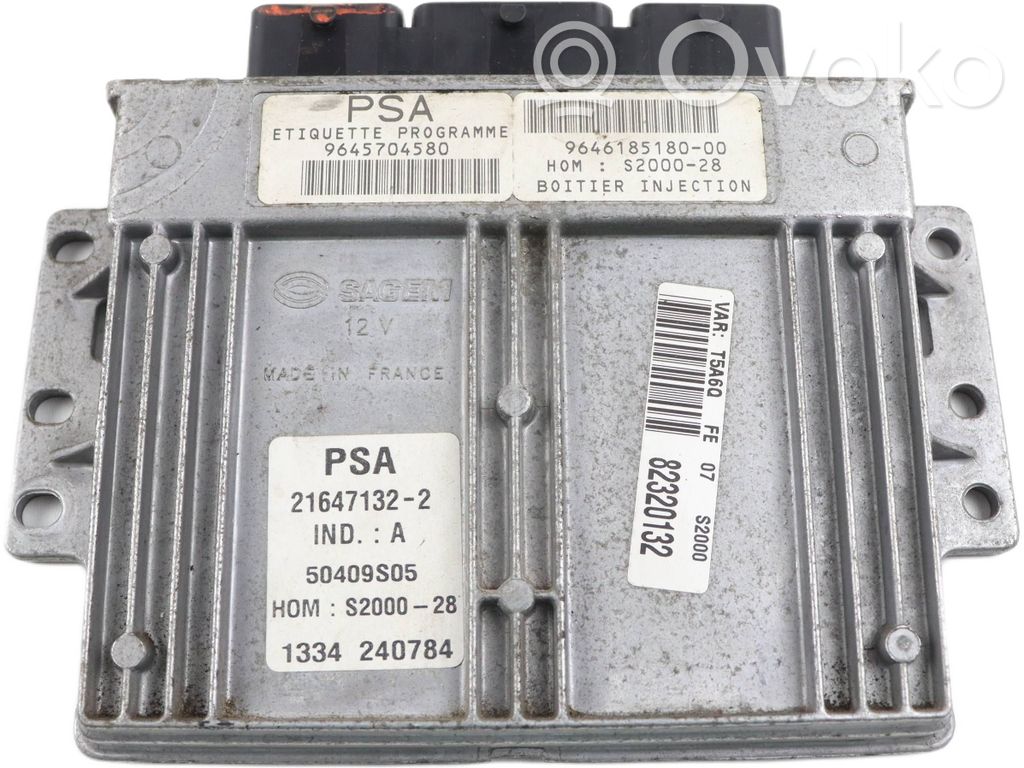 Peugeot 307 Engine control unit/module 
