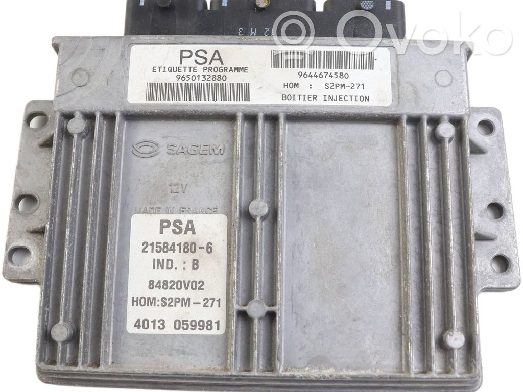Sterownik / Moduł ECU   9650132880,9644674580,S2PM271
