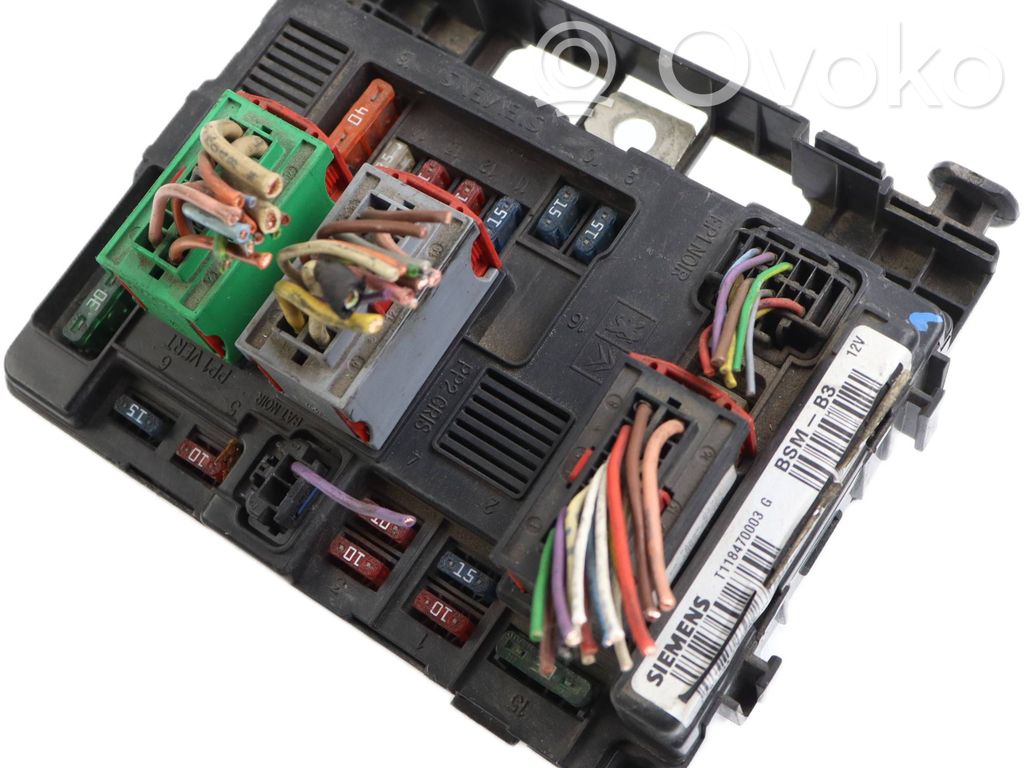Módulo de fusible   9643498880,T118470003G