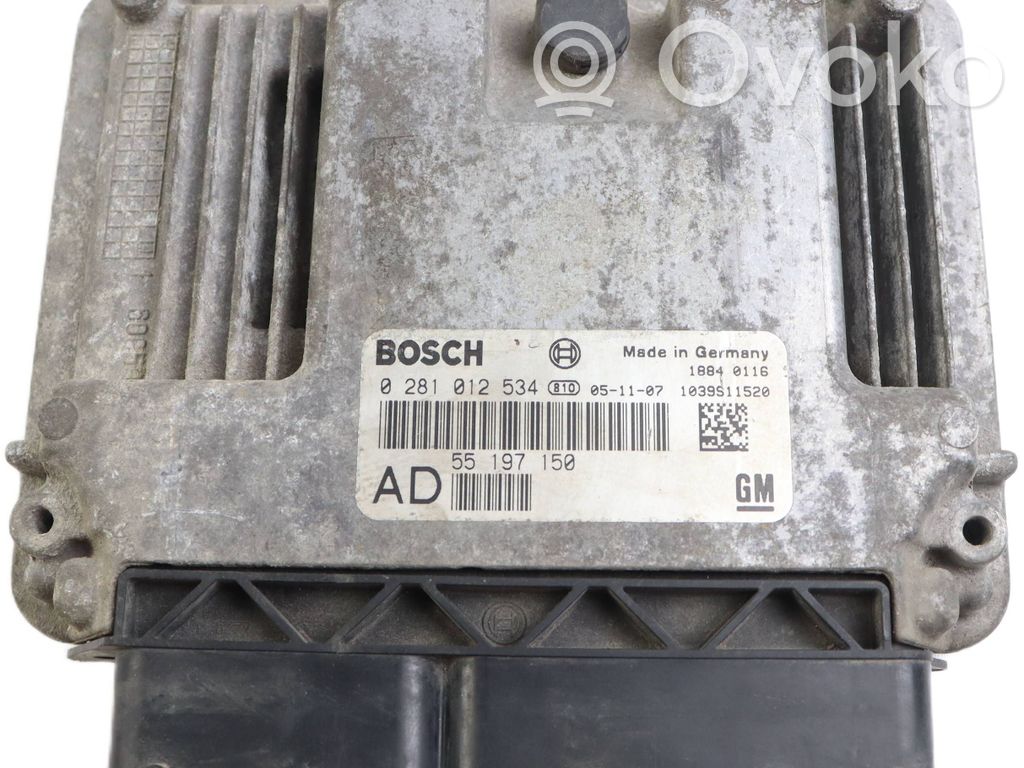 Opel Vectra C Unitate/modul de control motor 