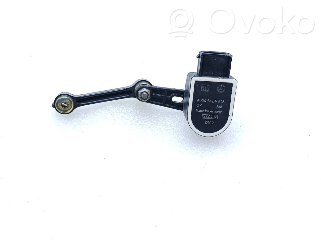 Mercedes-Benz GLE (W166 - C292) Czujnik poziomowania tylnego zawieszenia pneumatycznego 