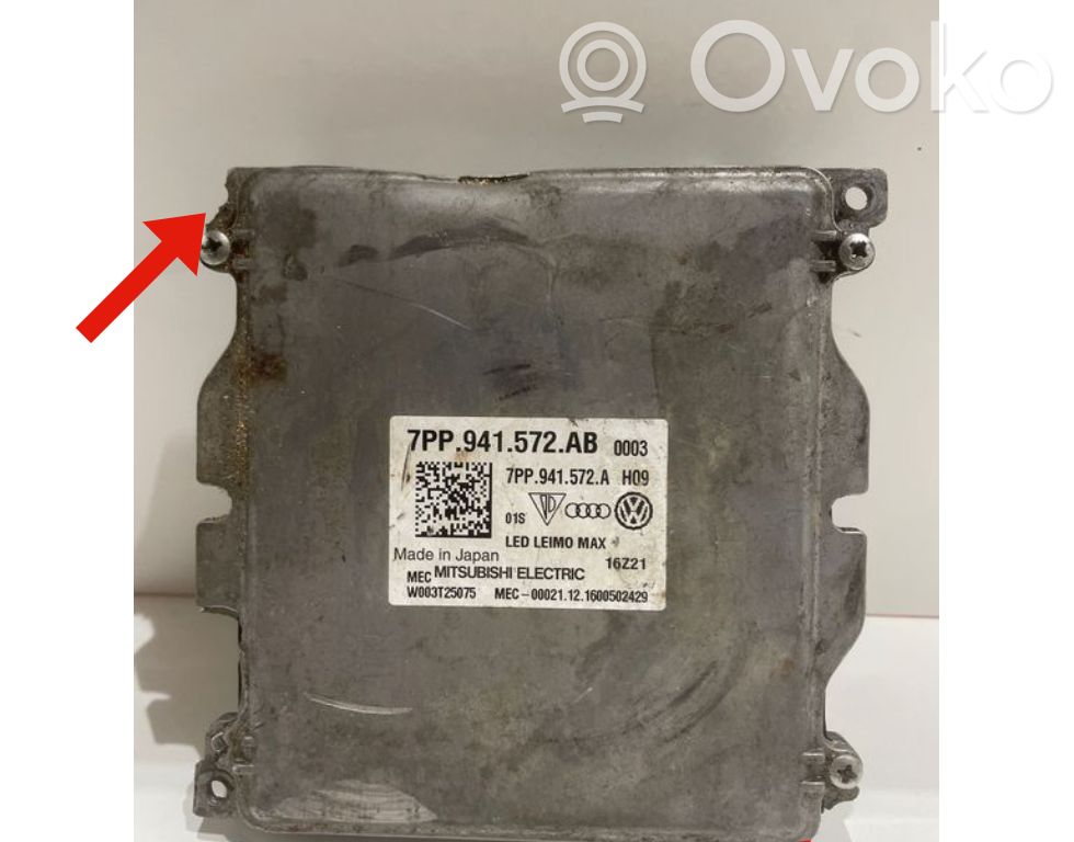 Audi Q7 4M LED ballast control module 