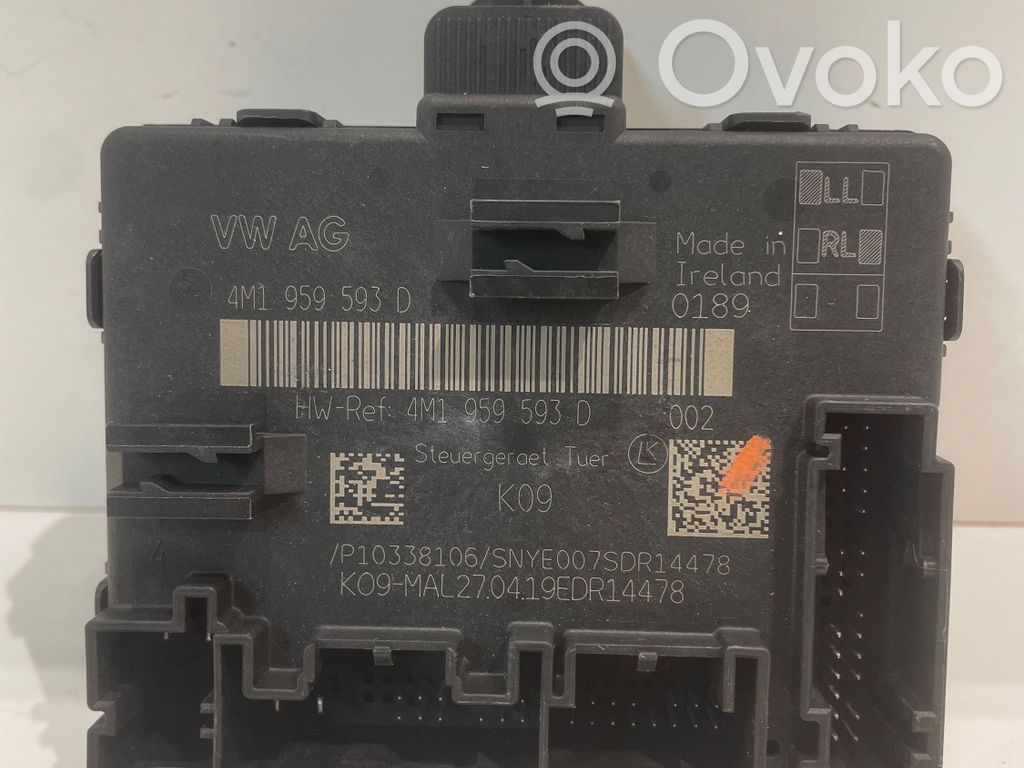 Audi A6 S6 C8 4K Other control units/modules 