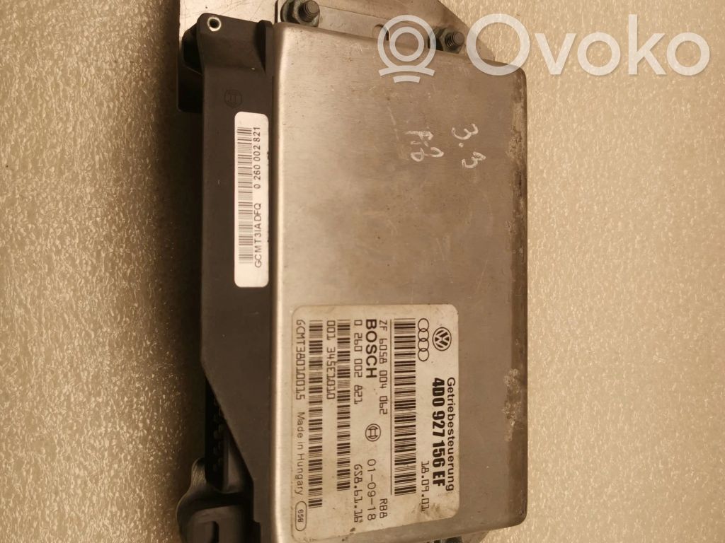 Sterownik / Moduł skrzyni biegów   4D0927156EF,345E1010,0260002821,605800006