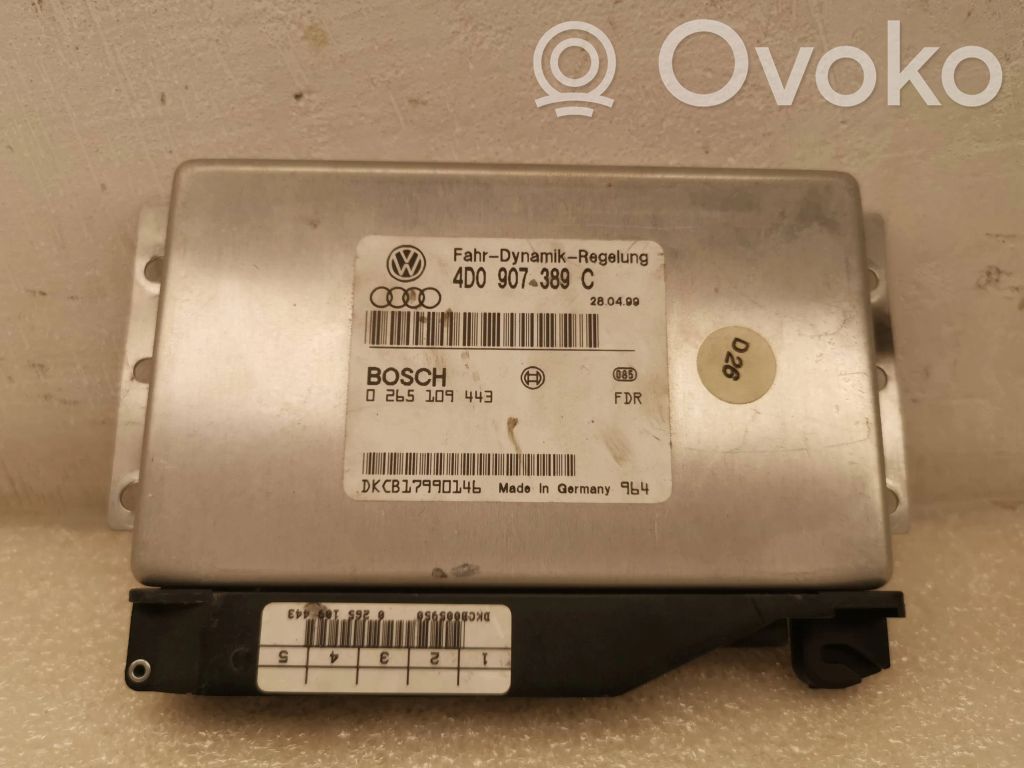 Audi A8 S8 D2 4D ESP (stability system) control unit 