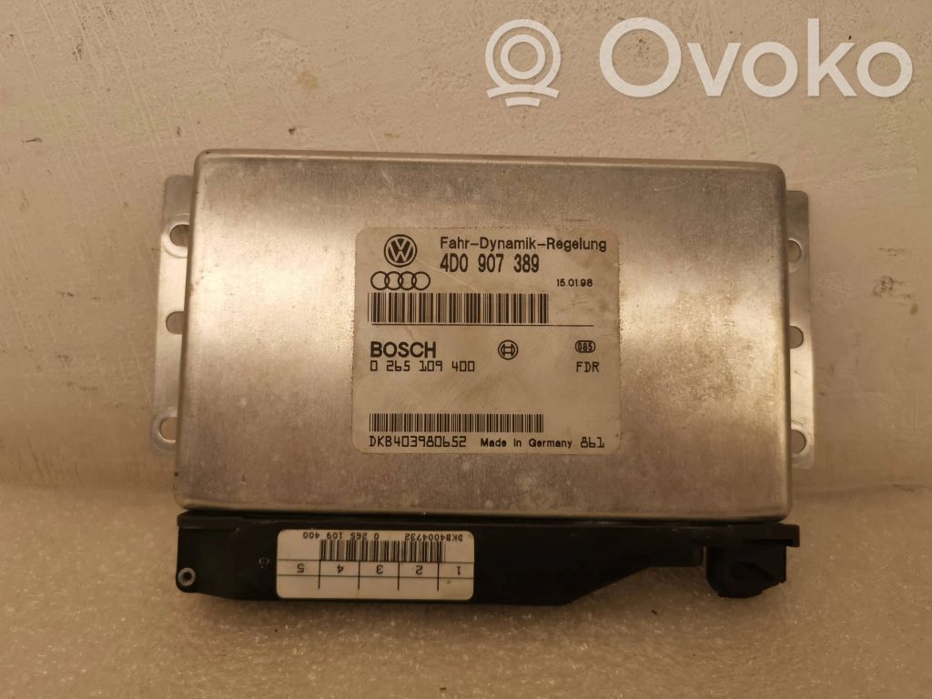 ABS control unit/module   4D0907389,0265109400,DKB403980652