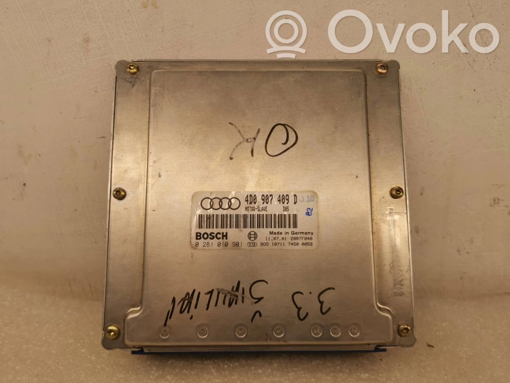 Engine control unit/module   4D0907409D,28RTF048,0281010901